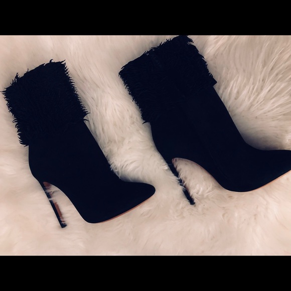 Alaia Boots heels chamois size 9 - Picture 2 of 6